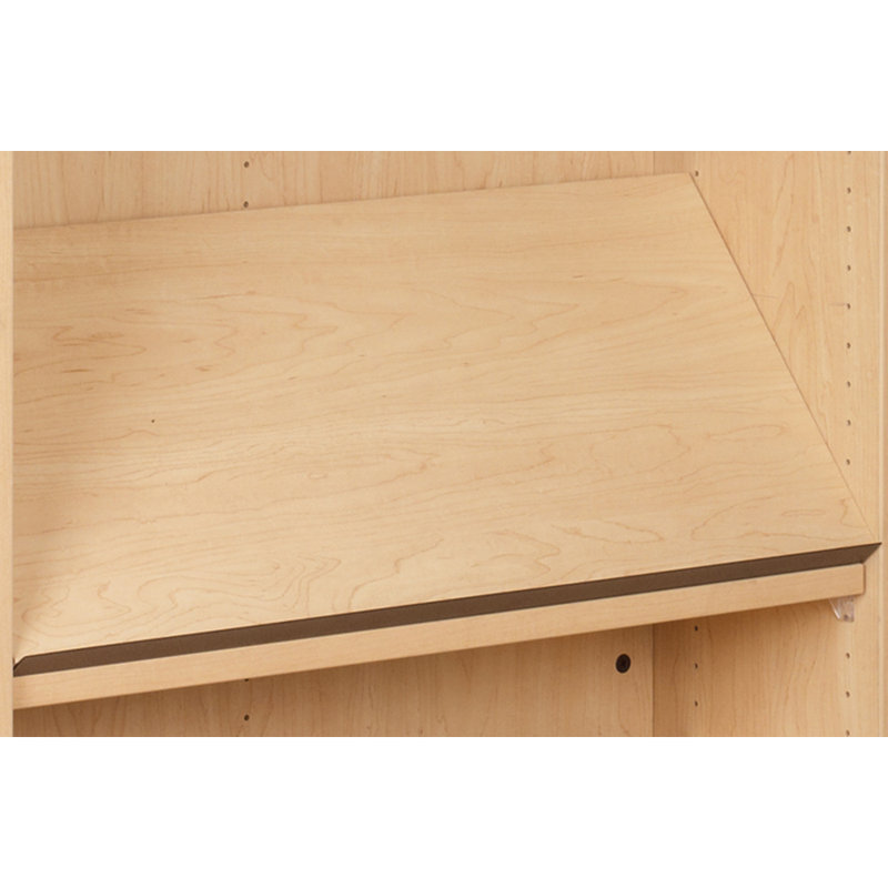 Library 3'' H x 34'' W Accessory with Wheels, Maple