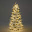 Sapin de Noël artificiel à branches en forme de corail 6 lumières avec 150 boules et 600 lumières DEL préinstallées