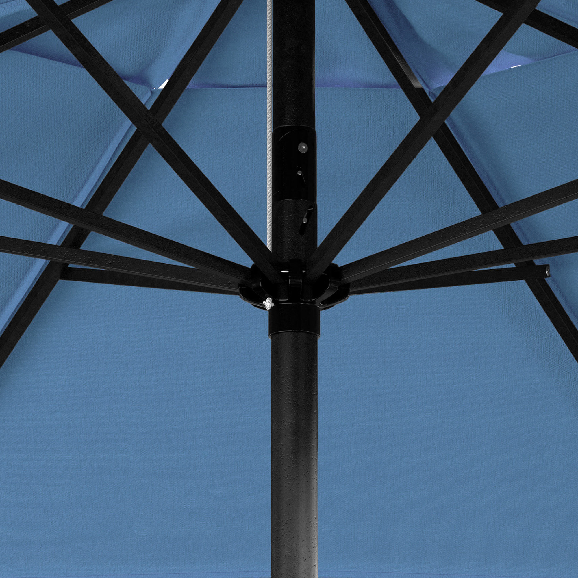 Marilee 86.3'' Sunbrella® Outdoor Umbrella, Canvas Cyan Sunbrella® Canvas