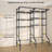 Over Washer And Dryer Storage Shelf With 6 Adjustable Tiers And 2 Hanger Rods, Space Saving Laundry Room Organizer For Drying Rack And Supply Storage-121390155-121390152