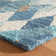 Deer Leap Blue Hand Hooked Wool Rug