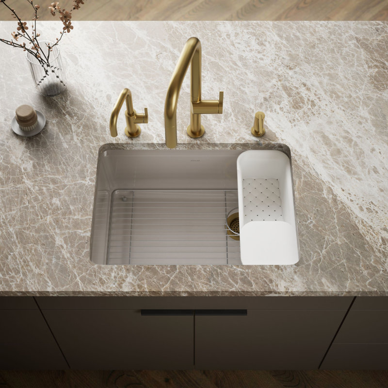 Riverby® 27"L x 22"W Kitchen Sink, Truffle
