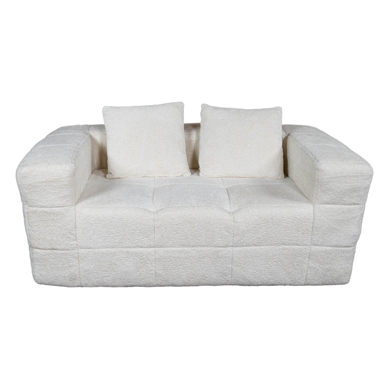 Loveseat Couch With Two Back Cushions