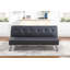 Canapé ajustable en similicuir 1pc
