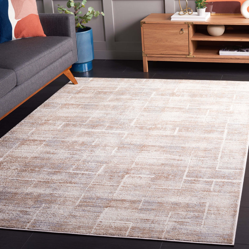 Whisper Performance Abstract Rug, Rectangle 5'3" x 7'6"