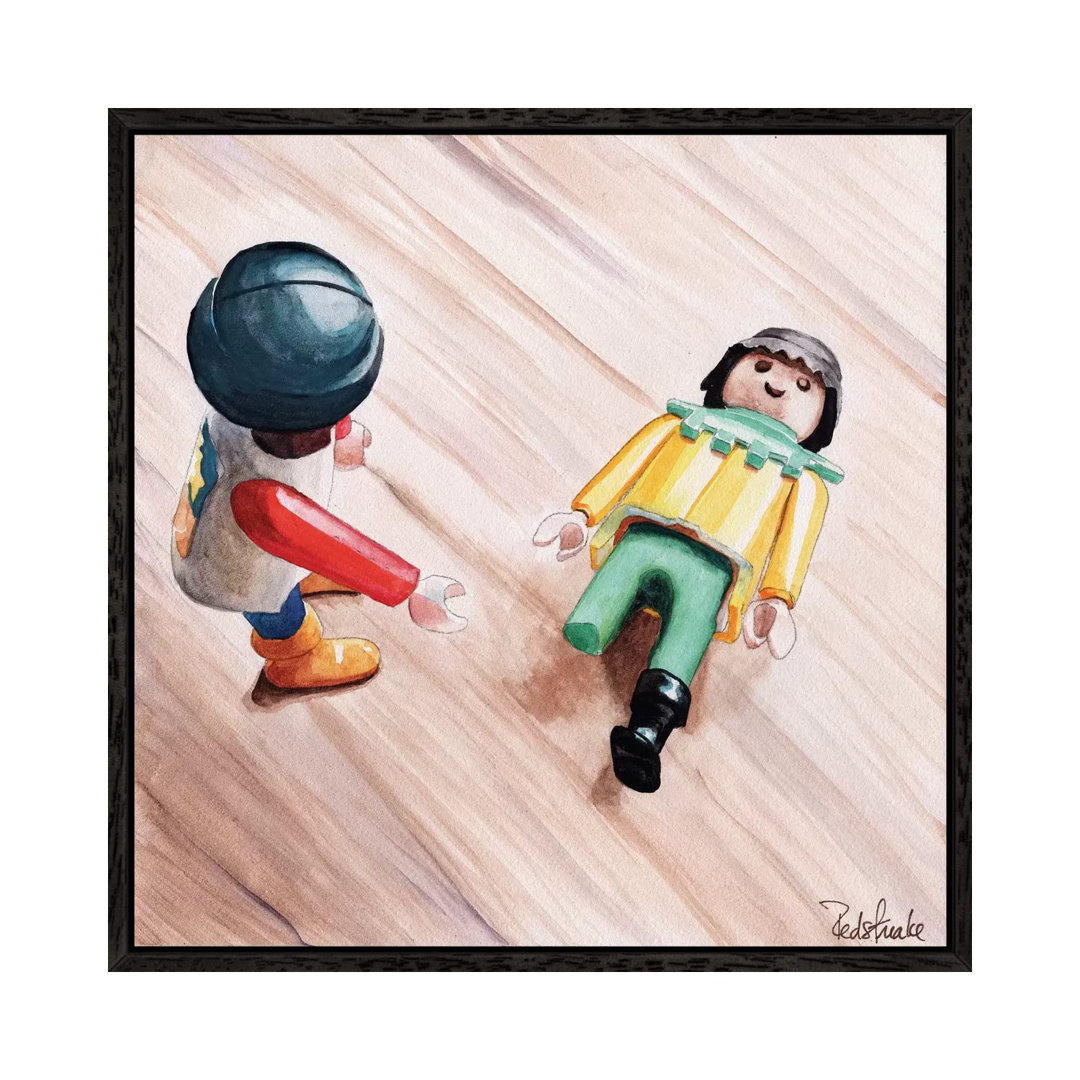 Where's Your Leg von Jennifer Redstreake - Gallery-Wrapped Canvas Giclée on Canvas