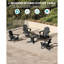 Table basse ronde pour l'extérieur, table basse 36 "Adirondack pour patio, jardin, cour arrière-111110568
