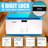 SereneLife Plastic Storage Tub & Tote