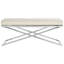 Serena Faux Leather Upholstered Bench-15983643