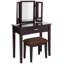 Ensemble de coiffeuse avec miroir Gracie-100150569