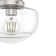Hunter Saddle Creek 1 Light Mini Flush Mount Ceiling Light Fixture