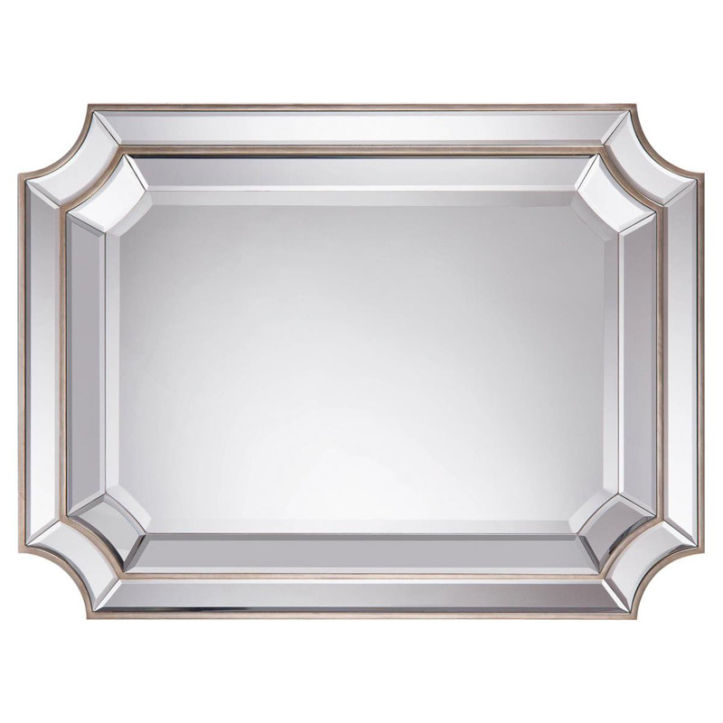 Stella Scalloped Beveled Wall Mirror