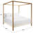 Bary Boucle King Canopy Bed