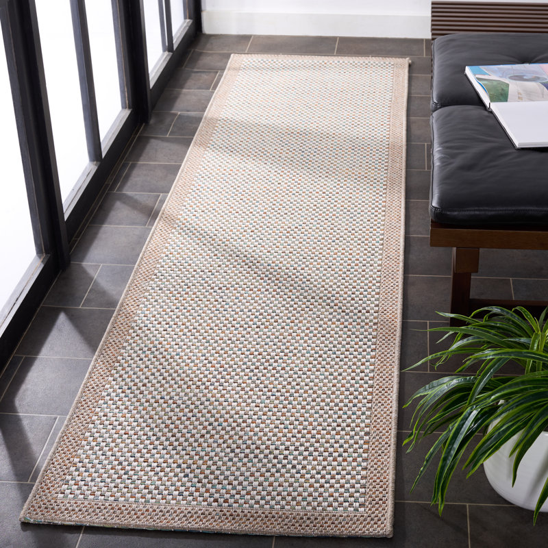 Tapis intérieur / extérieur en sisal Jimeno, Tapis de couloir 2 pi 2 po x 8 pi