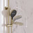 Round Rainfall Shower System, 10" Head, 3-Function Handheld, High Pressure, Anti-Limescale, Brushed Gold-125033881