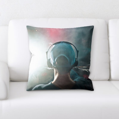 Microsuede Throw Pillow