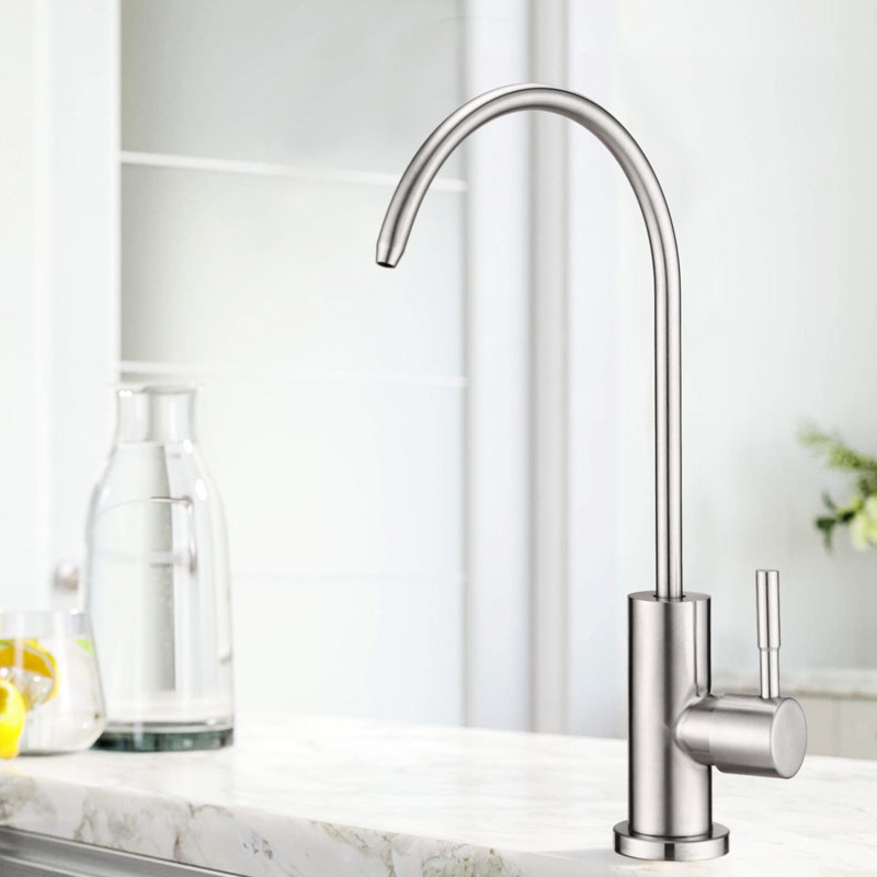 Stainless Steel Drinking Tap - Smooth Inner Wall, No Drip, 360 Swivel Water Rust, Rotation, Excellent Seal, Stylish Look