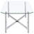 Linda Chrome 3-piece Coffee Table Set