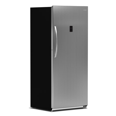 Upright Convertible Refrigerator Freezer 21 cu. ft. Silver