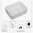 16"X12" White Ceramic Rectangular Vessel Bathroom Sink