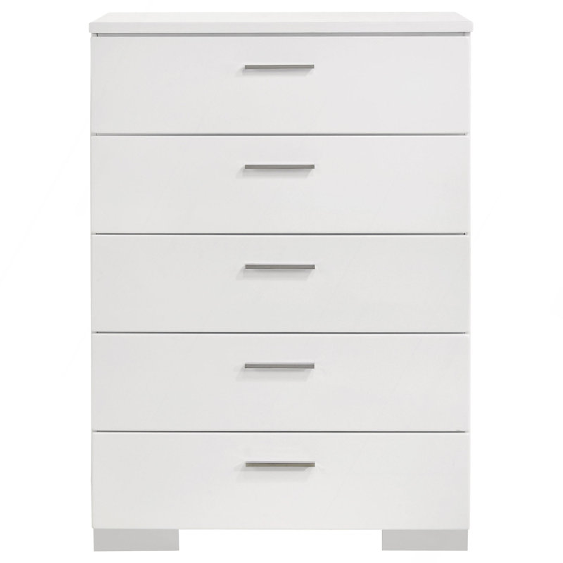 Commode et commode blanches ultrabrillantes