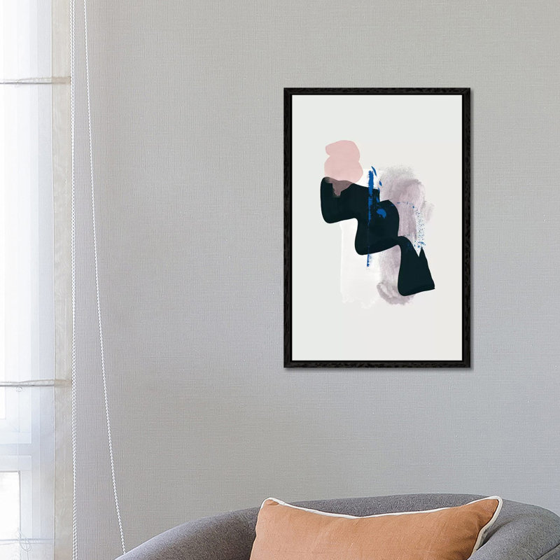 Understanding by Leemo - Painting on Canvas, Black Framed, 66.04 cm H x 45.72 cm W
