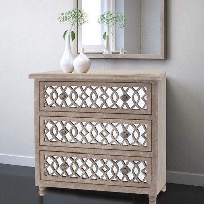 Commode d'appoint 3 tiroirs Caitlin