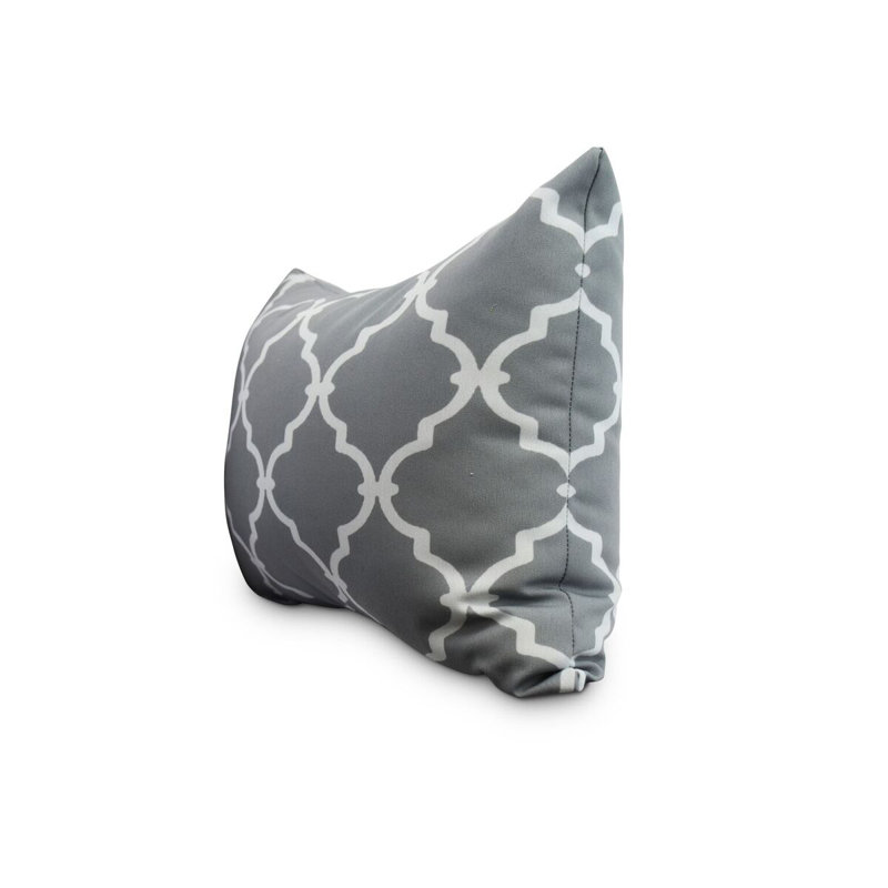 Geometric Outdoor Reversible Throw Pillow