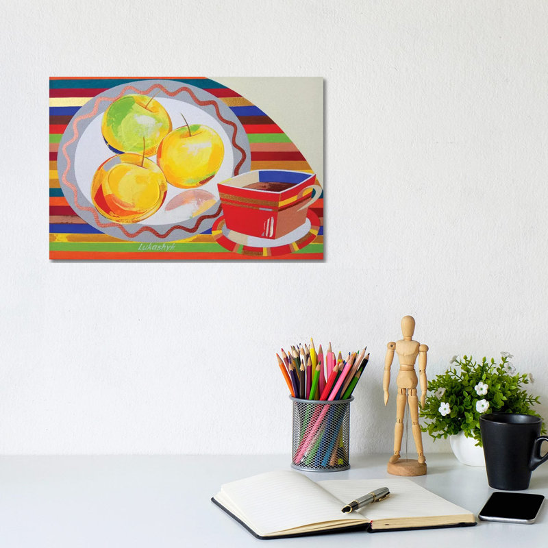 Breakfast 1 Piece Wrapped Canvas Wall Art