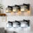 Modern 3-Light Bathroom Vanity Light With Crystal Accents - Black Square Shade Fixture For Mirror Wall Mount - Dimmable & E26 Socket Compatible-160264404-160264403-160264405