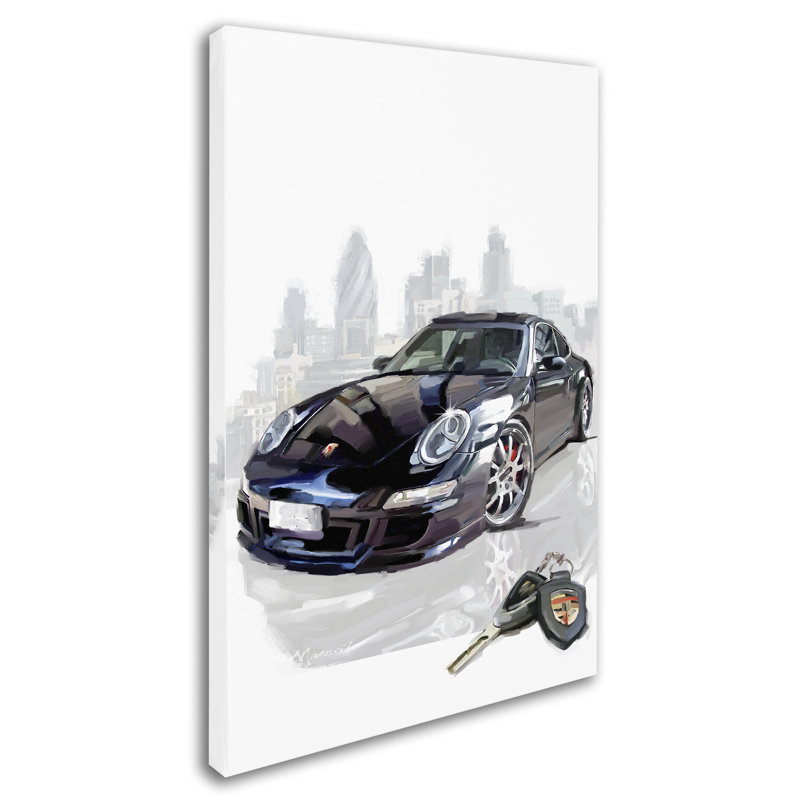 «Armand Black» par Armand, reproduction sur toile, H 19 po x l 12 po x P 2 po