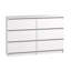 Indira 140cm W 6 - Drawer Chest of Drawers