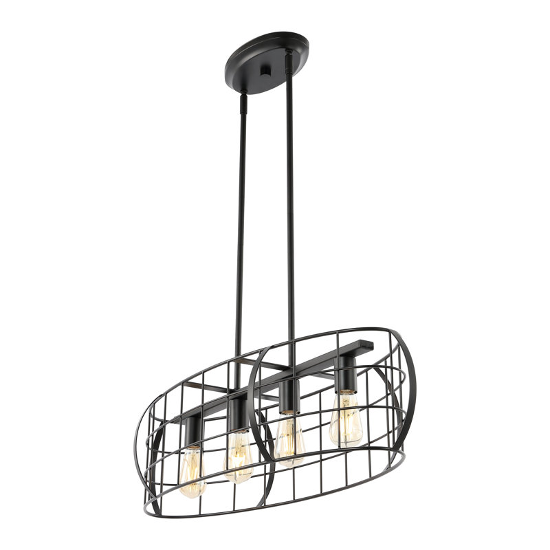 Lustre en fer 4 lumières Daxton