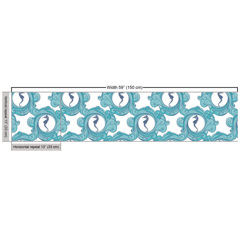 Tissu bleu nautique, l 58 po x L 180 po
