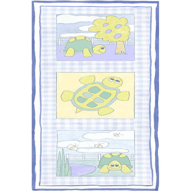 Turtle Trio by Megan Meagher - Wrapped Canvas Art Prints, 30cm H x 20cm W x 3.8cm D