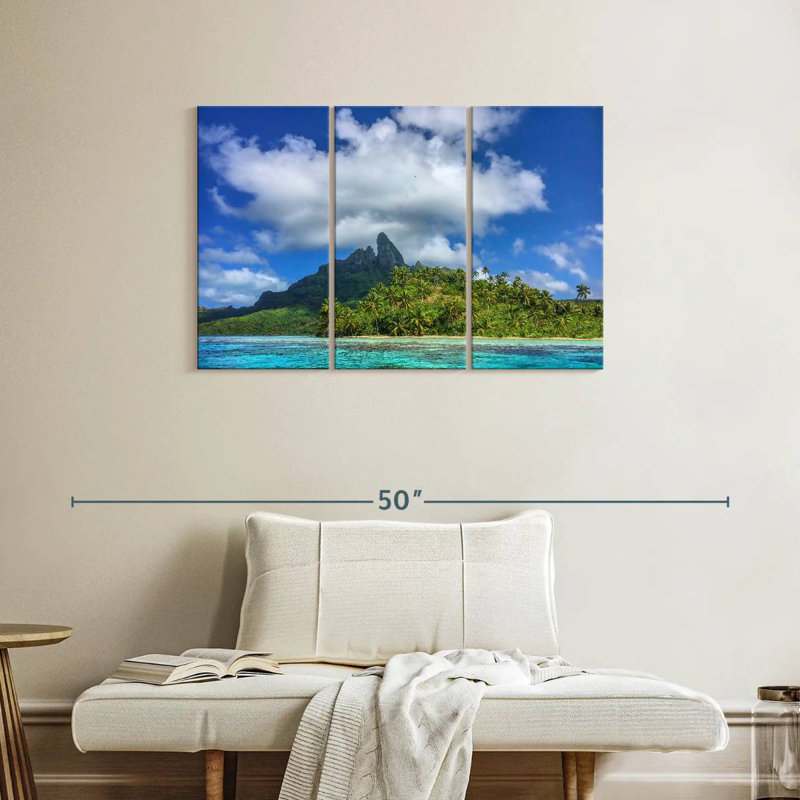Gillard Stunning Bora Bora Island, 24" H x 38" W