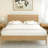 Bed Frame With Headboard & Round Tapered Legs-1985306362-1985306366