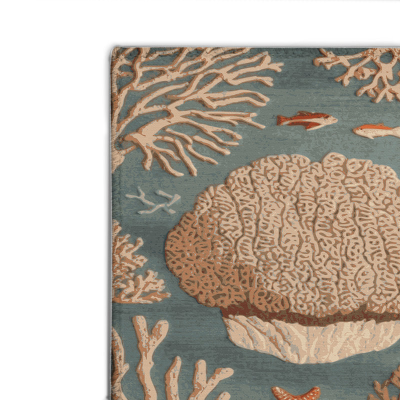 Tapis d'intérieur et d'extérieur brun Nature, Rectangulaire 2 pi x 3 pi