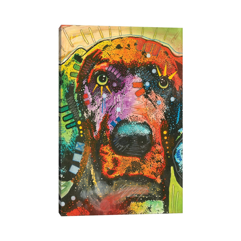 Great Dane I by Dean Russo - Wrapped Canvas Gallery-Wrapped Canvas Giclée, 20.32 cm H x 30.48 cm W