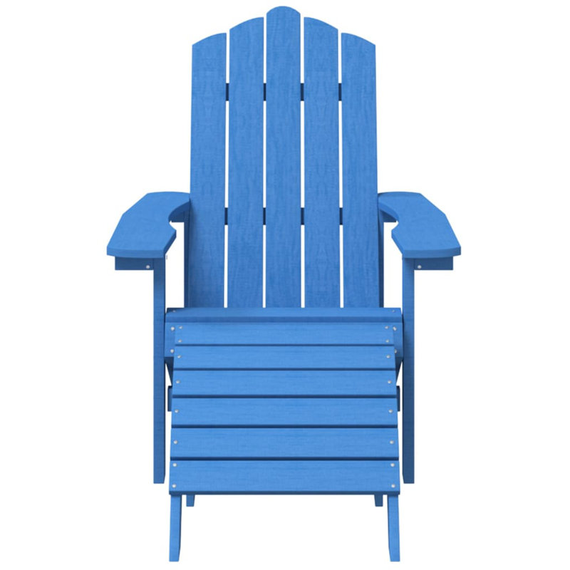 Linco Outdoor Adirondack Chair, Aqua Blue