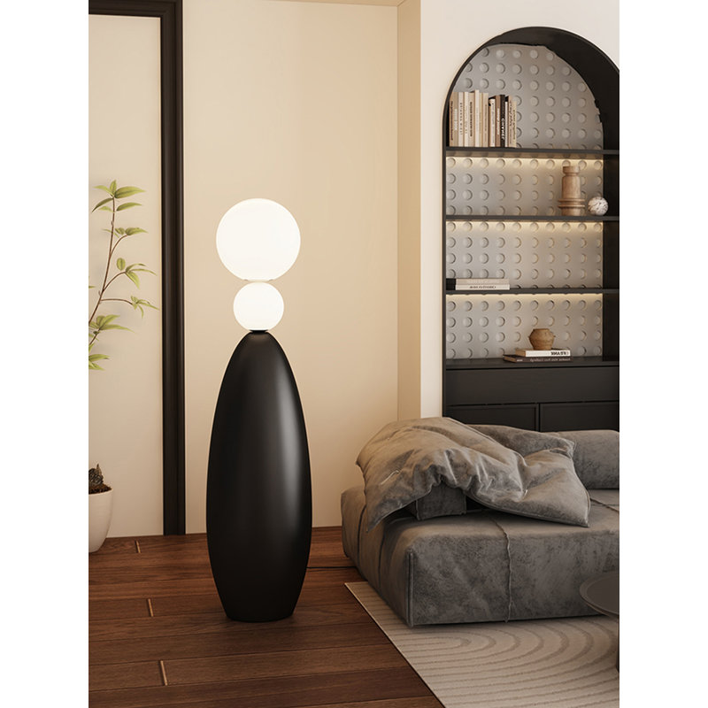 Lampe sur pied en résine acrylique Simple