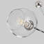 Lustre sphérique moderne en verre 4 lumières à intensité variable Spoutnik