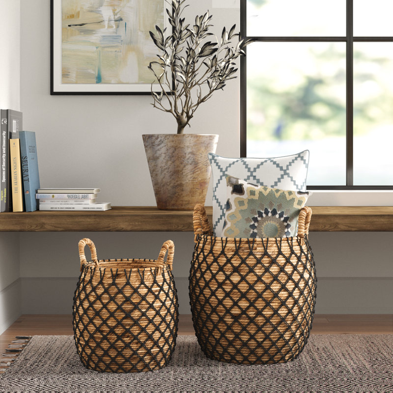 Joss & Main Wicker Decorative Basket