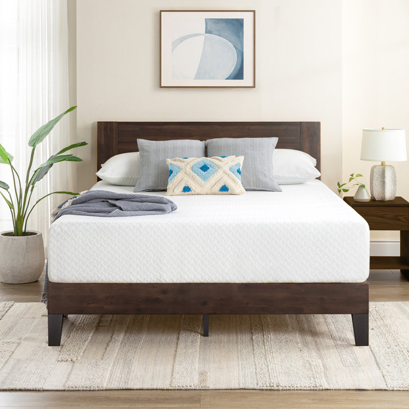 Matelas en mousse viscoélastique imprégnée de gel 12 po - Sleep by Wayfair ™, Très grand lit