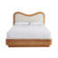 Riviera Upholstered Queen Scalloped Bed