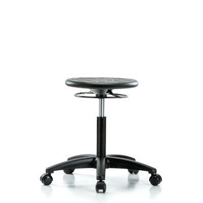 PERCH Polyurethane Industrial Stool | Medium Bench Height 18-25.5"