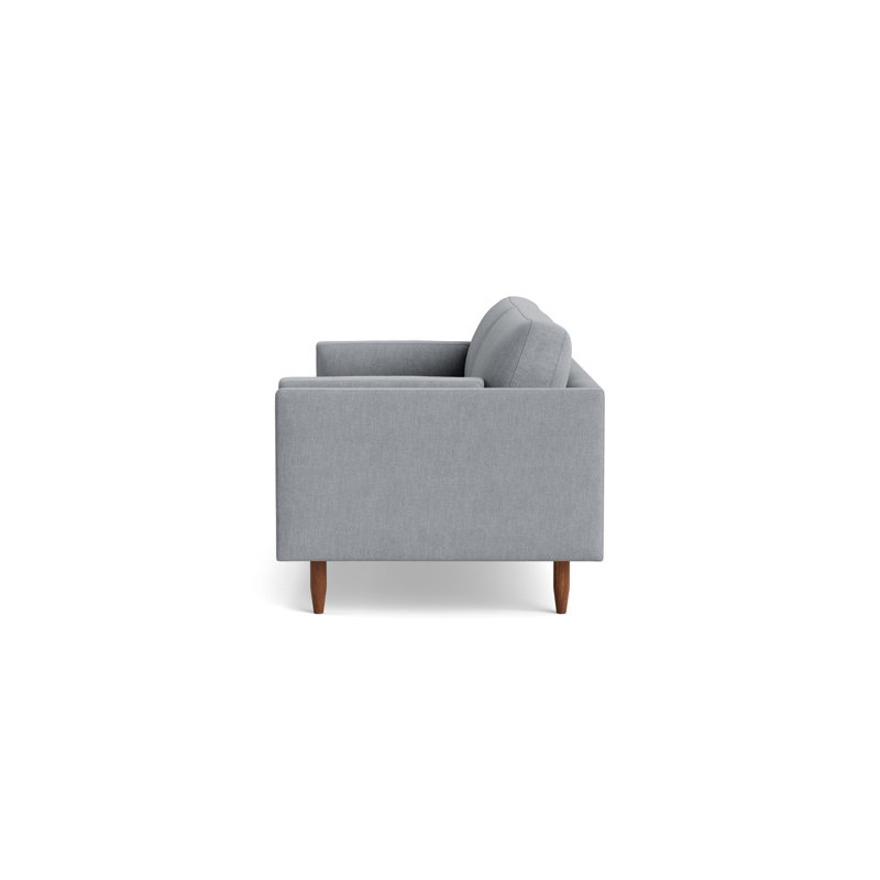 Skinny Fat Sofa ("85"), Performance Weave - Zinc