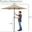 Atri 240cm Market Parasol-1578204534