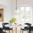 Glowlite 1-Light Single Clear Glass Teardrop Pendant-1772985445