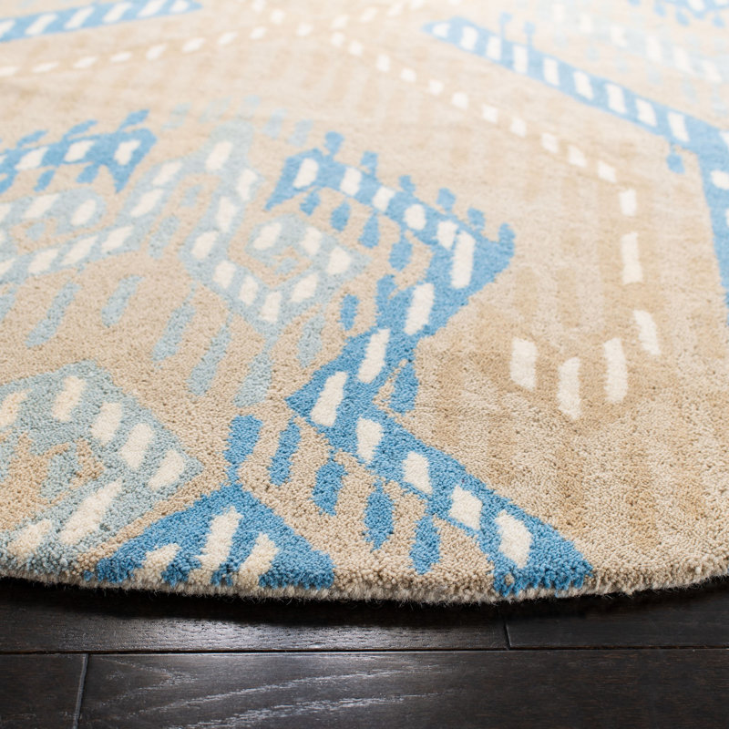 Eaton Wyndham Hand Tufted Wool Ikat Rug, Runner 2'3" x 9'